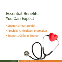 Anarvah CoQ10 Lycopene ingredients - coenzyme Q10 120mg lycopene vitamin B12 C E zinc selenium