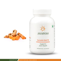 Anarvah Curcumin Gold benefits - 95% curcuminoids reduce joint inflammation improve flexibility