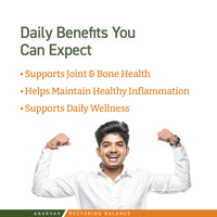 Anarvah Curcumin Gold ingredients - turmeric root extract 95% curcuminoids with piperine black pepper